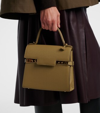 Tempête PM leather tote bag | Delvaux