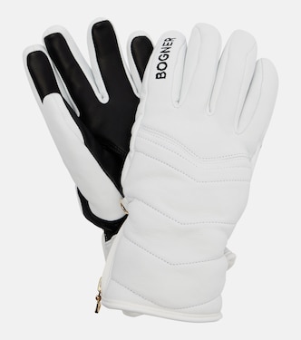Dana quilted leather ski gloves | Bogner