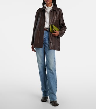 The Vertical high-rise straight jeans | Frame