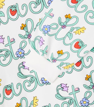 Logo cotton jersey sweatshirt dress | Stella McCartney Kids
