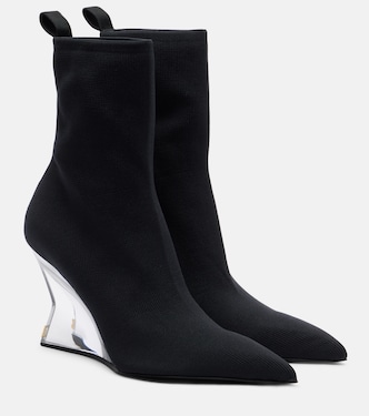 بوت للكاحل محبوك | Balmain