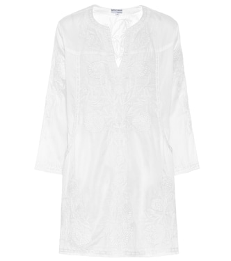 Cotton-chambray minidress | Juliet Dunn