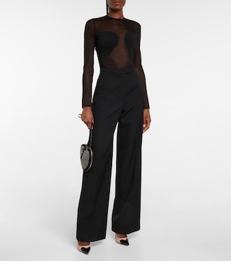 Escarpins Coeur en daim | Alaïa