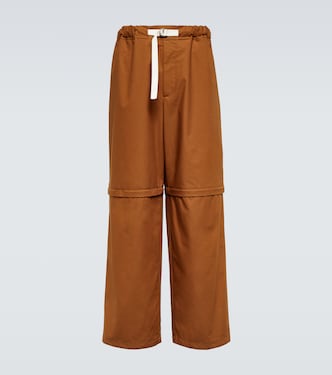 Pantalones anchos de algodón | Jil Sander