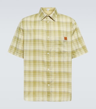 Checked gauze shirt | Loewe