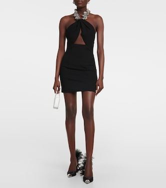 Embellished ponte jersey minidress | Area