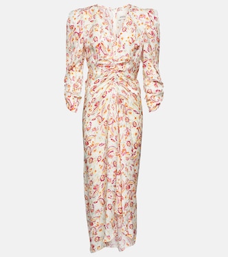 Robe midi Albini en soie mélangée | Isabel Marant