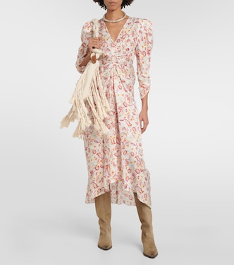 Albini printed silk-blend midi dress | Isabel Marant