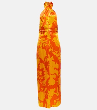 Printed silk maxi dress | SIR