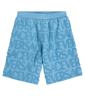 Shorts in spugna di cotone | Versace Kids