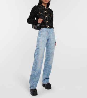 Cardigan Medusa aus einem Wollgemisch | Versace