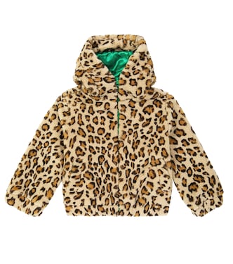 Leopard-print jacket | Monnalisa