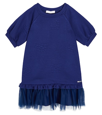 Abito Jersey con tulle | Monnalisa