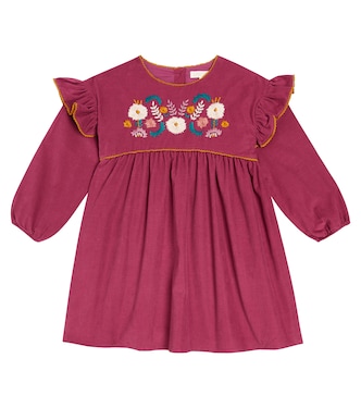 Besticktes Kleid aus Baumwolle | Louise Misha