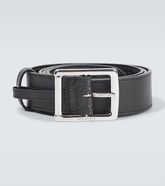 Cintura in pelle GG  | Gucci