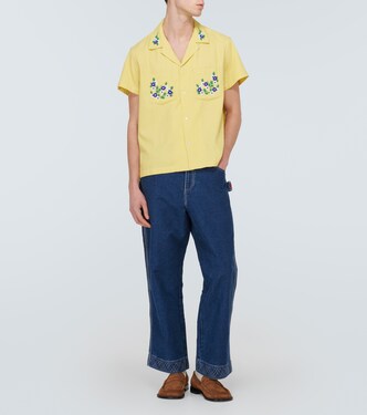 Camicia Chicory in cotone con ricamo | Bode