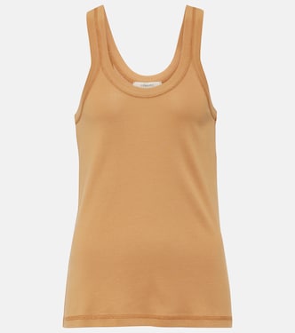 Ribbed-knit cotton jersey tank top | Lemaire