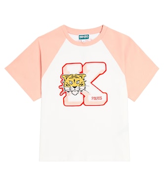 Besticktes T-Shirt aus Baumwoll-Jersey | Kenzo Kids