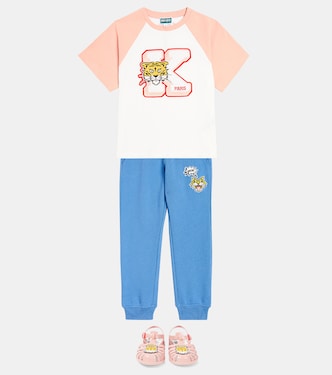 Besticktes T-Shirt aus Baumwoll-Jersey | Kenzo Kids