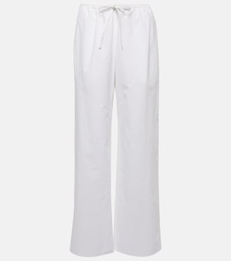 Weite Mid-Rise-Hose Jugi aus Baumwolle | The Row