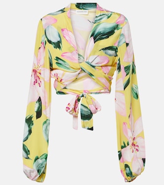 Bedrucktes Wickeltop Tabitha | Alexandra Miro