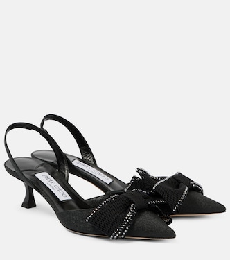 Pumps slingback Brook 50 con decorazioni | Jimmy Choo