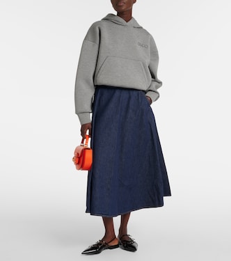 Falda midi de denim | Gucci