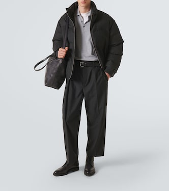 Herringbone wool puffer jacket | Berluti