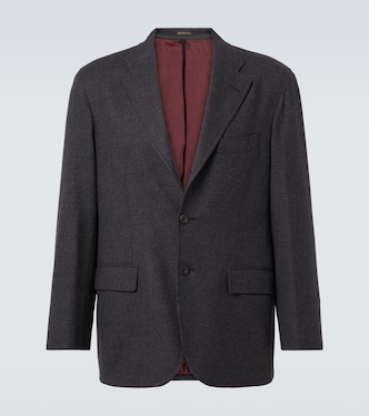 Blazer aus Wollflanell | Rubinacci