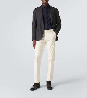 Blazer aus Wollflanell | Rubinacci