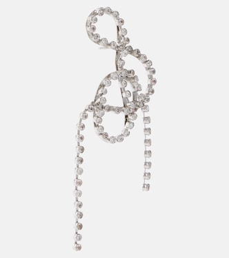 Boucles d'oreilles asymétriques à cristaux | Dries Van Noten