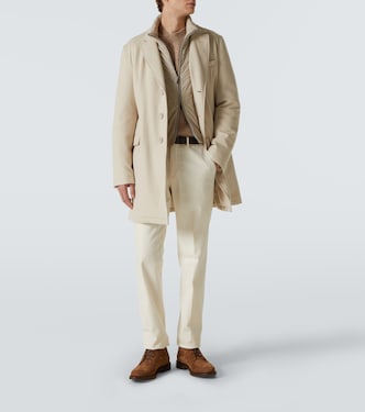 Layered wool coat | Herno