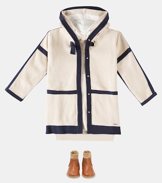 Abrigo de algodón y lana | Chloé Kids