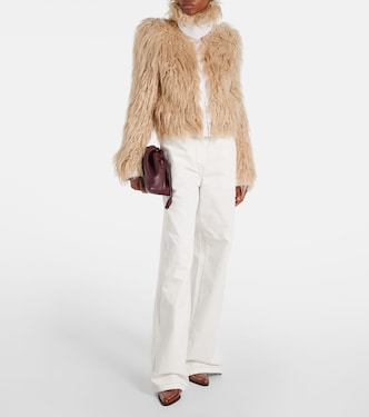 Faux fur jacket | Dries Van Noten