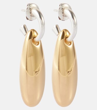 Orecchini in argento sterling bagnati in oro | Bottega Veneta