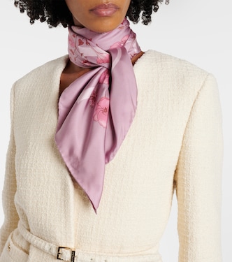 Sciarpa GG Shadow in seta | Gucci