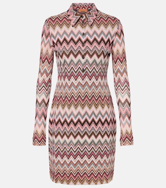 Minikleid aus Häkelstrick | Missoni