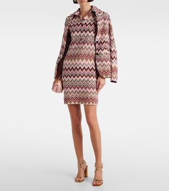Minikleid aus Häkelstrick | Missoni