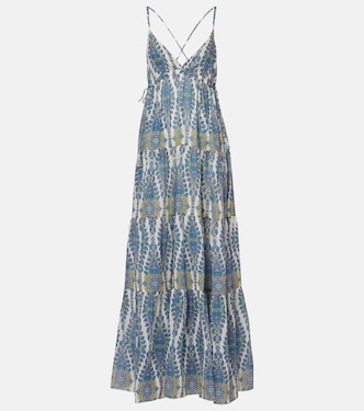 Bedrucktes Maxikleid aus Baumwolle und Seide | Etro