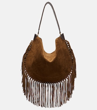 Oskan Soft Large suede shoulder bag | Isabel Marant