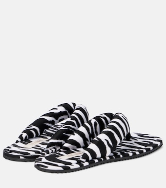 Sandalen Indie mit Zebra-Print | The Attico