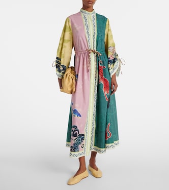 Rochester printed cotton shirt dress | Alémais