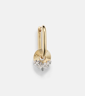 Boucle d’oreille unique en or 18 ct et diamants | FoundRae