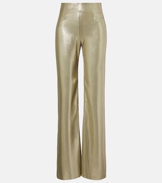 High-rise wide-leg pants | Galvan