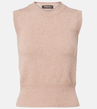 Pull sans manches en cachemire et soie | Loro Piana