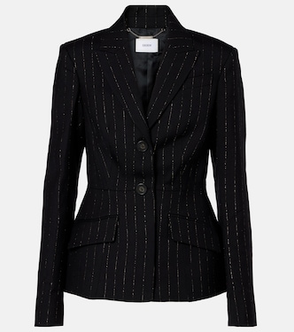 Pinstripe wool blazer | Erdem