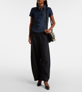 Top Cavazos aus Denim | Khaite