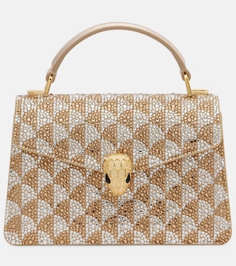 Tote Bag Serpenti Forever Mini mit Kristallen  | Bvlgari