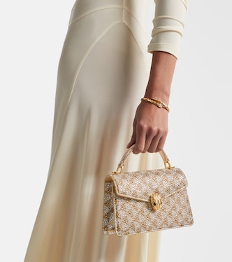 Tote Bag Serpenti Forever Mini mit Kristallen  | Bvlgari