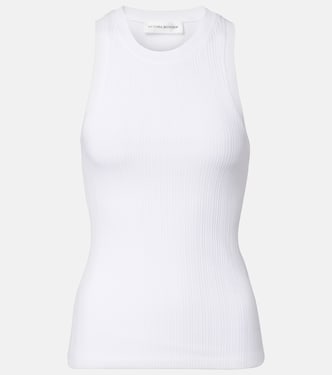 Cotton-blend tank top | Victoria Beckham